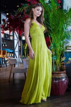 Lorelai Olive Green Embellished Maxi Dress -Tulle Clothing LorelaiOlive 3 7bed90bc b2ae 4a3f b0fd e1937dcb71a5