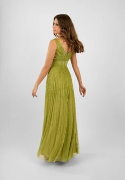 Lorelai Olive Green Embellished Maxi Dress -Tulle Clothing LorelaiOlive 6