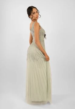 Lorelai Sage Green Embellished Maxi Dress -Tulle Clothing LorelaiSage 3