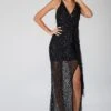 Nair Black Sequin Maxi Dress -Tulle Clothing NairBlack 5
