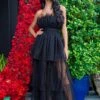 Natalia Tulle Maxi Dress In Black -Tulle Clothing NataliaBlack 3