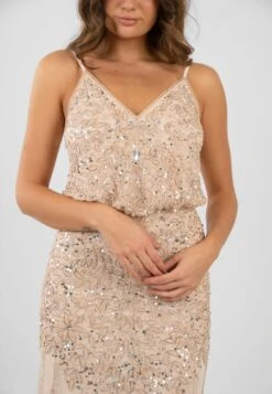 Ophelia Blush Pink Occasion Dress -Tulle Clothing OpheliaMaxi 3