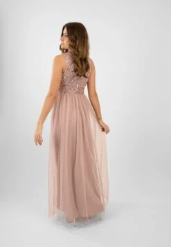 Picasso Pale Mauve Embellished Bridesmaid Dress -Tulle Clothing PicassoMaxiMauve 6