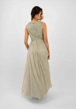 Picasso Sage Green Embellished Bridesmaid Dress 10 Picasso Sage Green Embellished Bridesmaid Dress -Tulle Clothing PicassoMaxiSafe 3