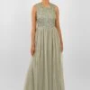 Picasso Sage Green Embellished Bridesmaid Dress -Tulle Clothing PicassoMaxiSafe 5 edited