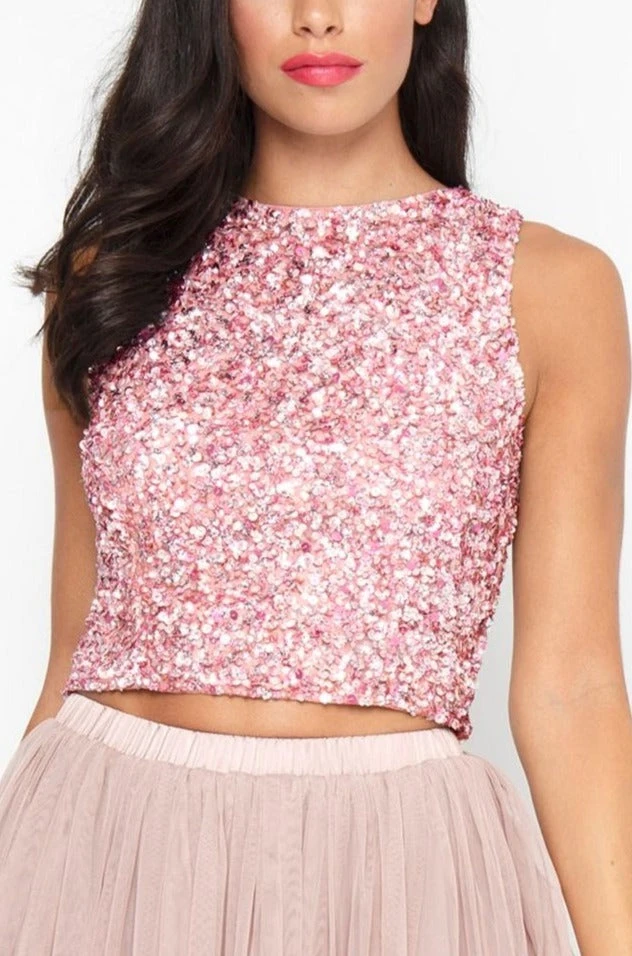 Picasso Pink Sequin Top 14 Picasso Pink Sequin Top - Image 12
