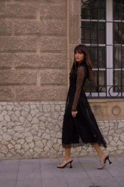 Roman Lola Polka Dot Midi Dress In Black 19 Roman Lola Polka Dot Midi Dress In Black -Tulle Clothing RomanLolaBlack 8 c45f87a0 b3d1 4e5b a1f8 281b90aabb88