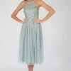 Sprinkle Sage Green Bridesmaid Midi Dress -Tulle Clothing SPrinkleteal 1 Copy