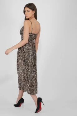 Tanya Strappy Satin Midi Dress -Tulle Clothing TanyaDress 1