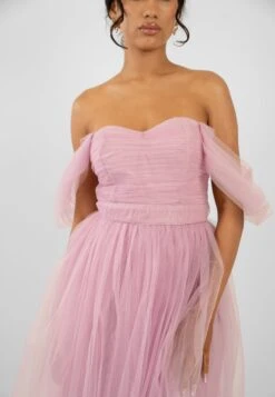 Melbourne Tulle Midi Dress In Pink -Tulle Clothing Untitled 5220