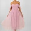 Melbourne Tulle Midi Dress In Pink -Tulle Clothing Untitled 5225edited