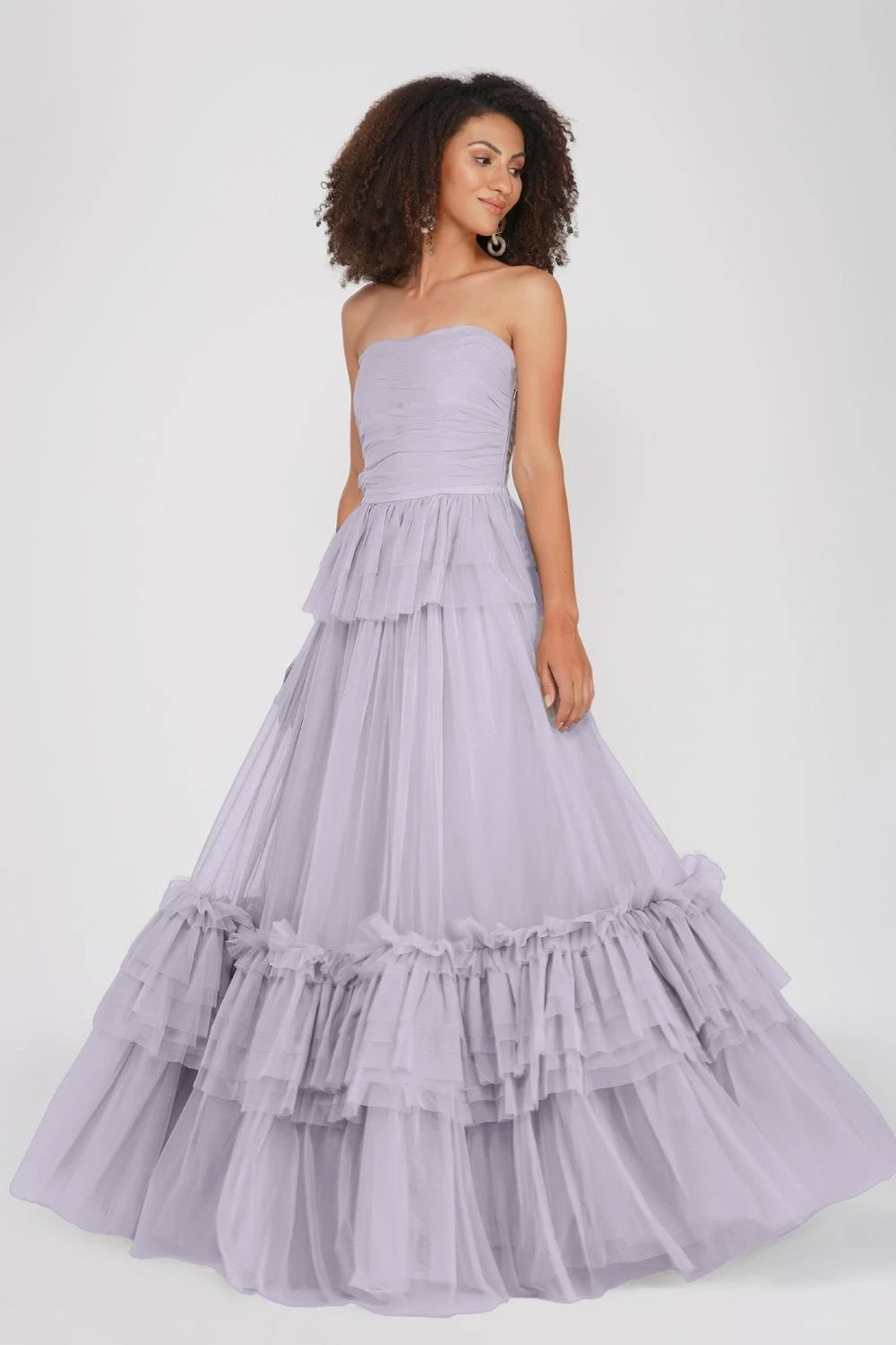 Ana Lilac Tulle Gown 5 Ana Lilac Tulle Gown - Image 3