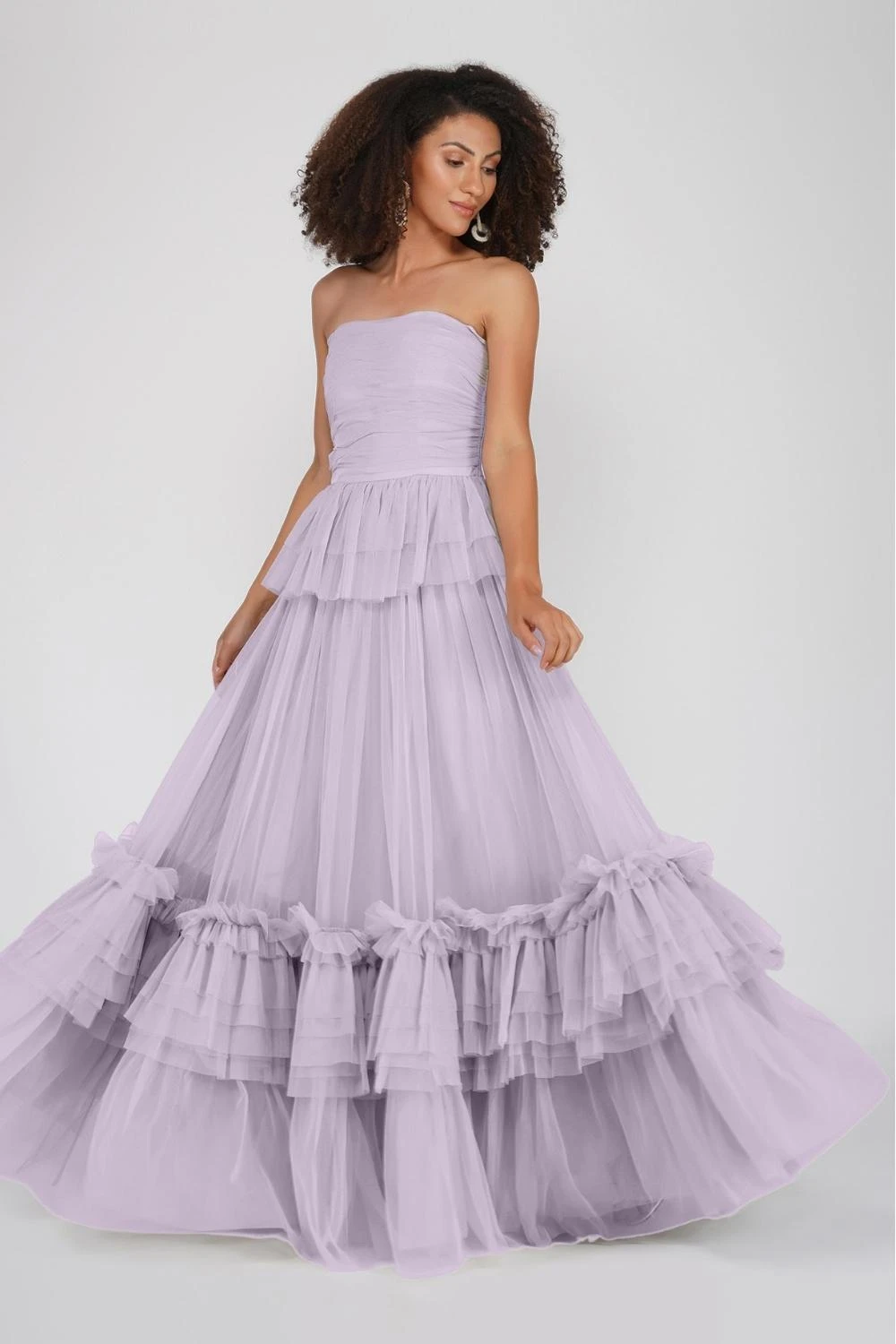 Ana Lilac Tulle Gown 3 Ana Lilac Tulle Gown