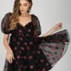 Melanie Rose Puff Sleeve Mini Dress -Tulle Clothing Untitleddesign 55
