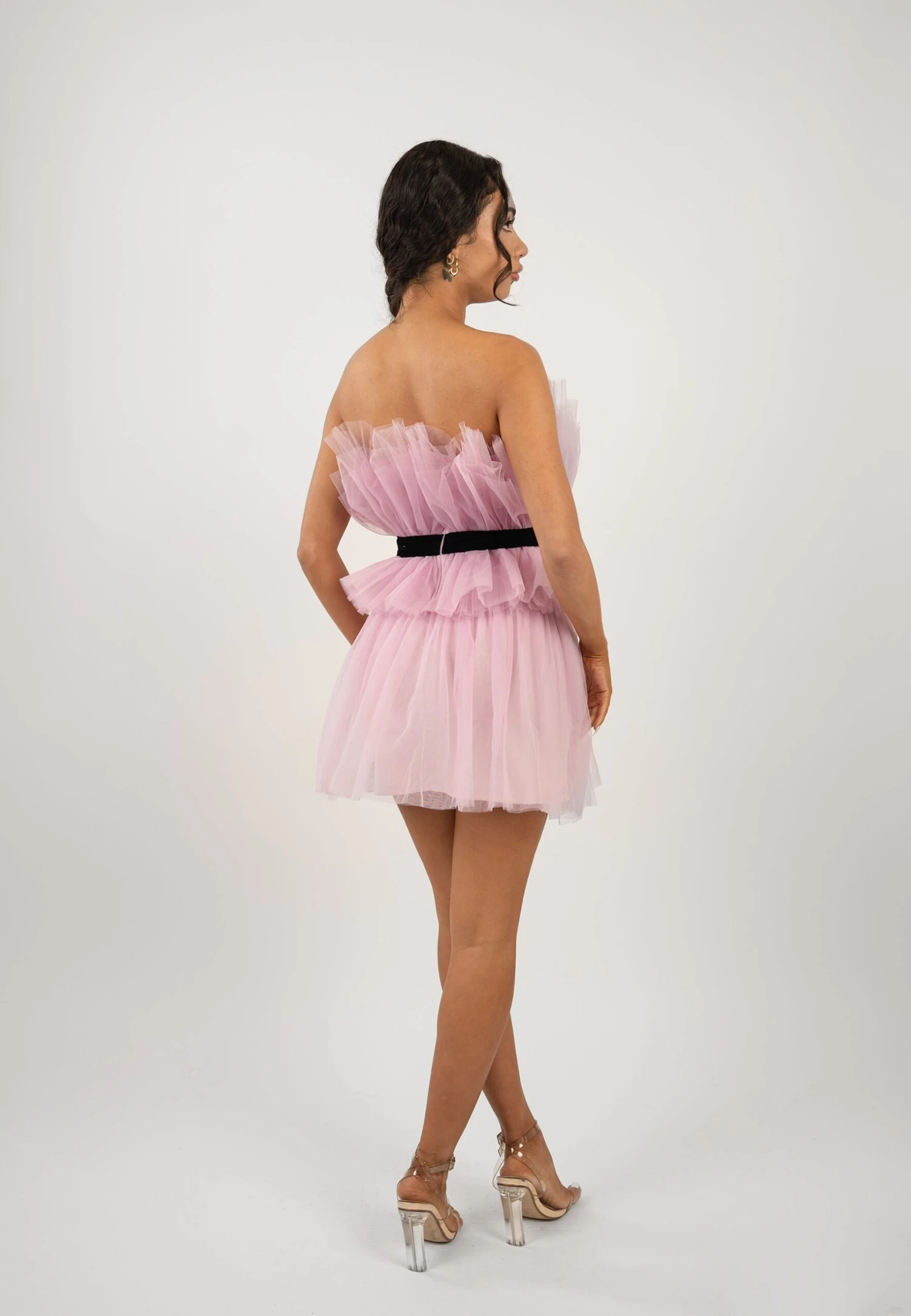 Nash Pink Tulle Mini Dress 7 Nash Pink Tulle Mini Dress - Image 5