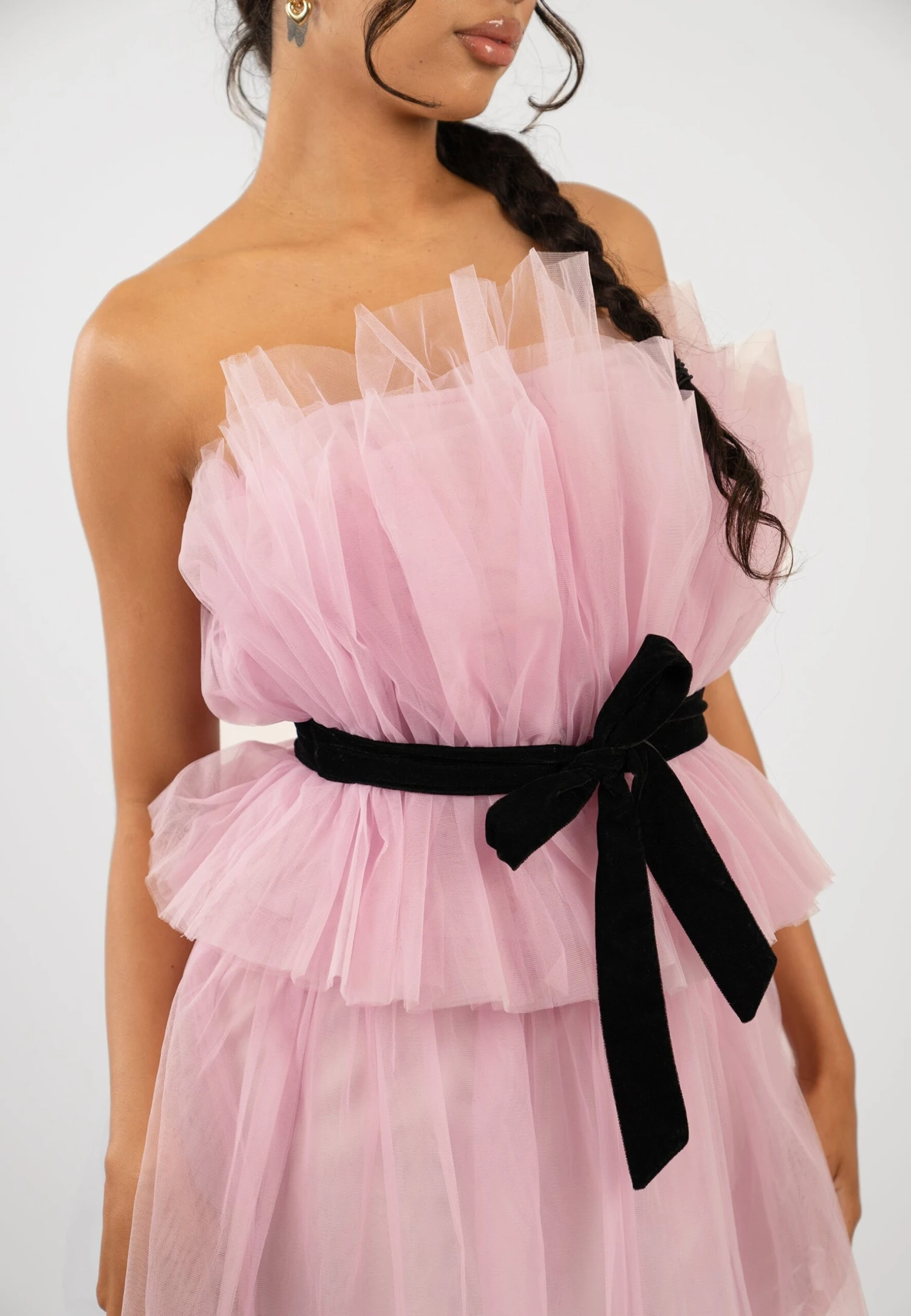 Nash Pink Tulle Mini Dress 5 Nash Pink Tulle Mini Dress - Image 3