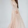Sila Long Sleeve Embellished Maxi Dress In Blush Pink 2 Sila Long Sleeve Embellished Maxi Dress In Blush Pink -Tulle Clothing siLA 2 dddcb31a 1087 43f2 839d 350118a022a3