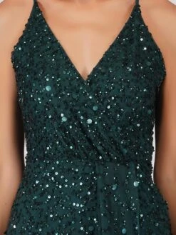 Nair Green Sequin Maxi Dress 15 Nair Green Sequin Maxi Dress -Tulle Clothing z 102
